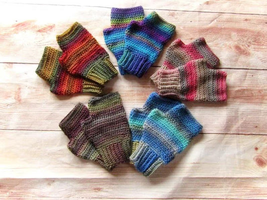 Fingerless Gloves Crochet Pattern