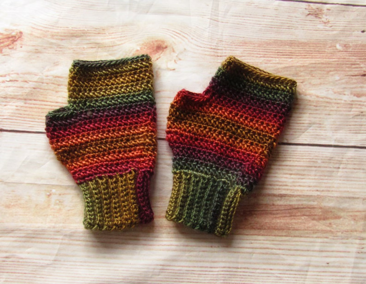 Fingerless Gloves Crochet Pattern