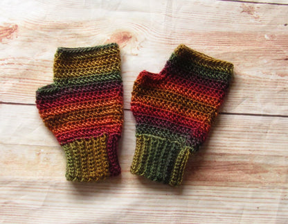 Fingerless Gloves Crochet Pattern