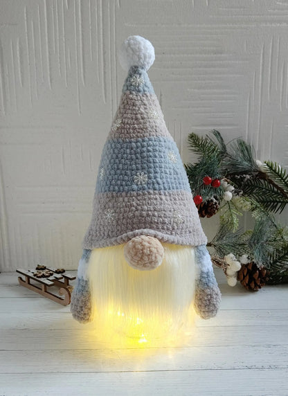 Gnome Night Light Crochet Pattern