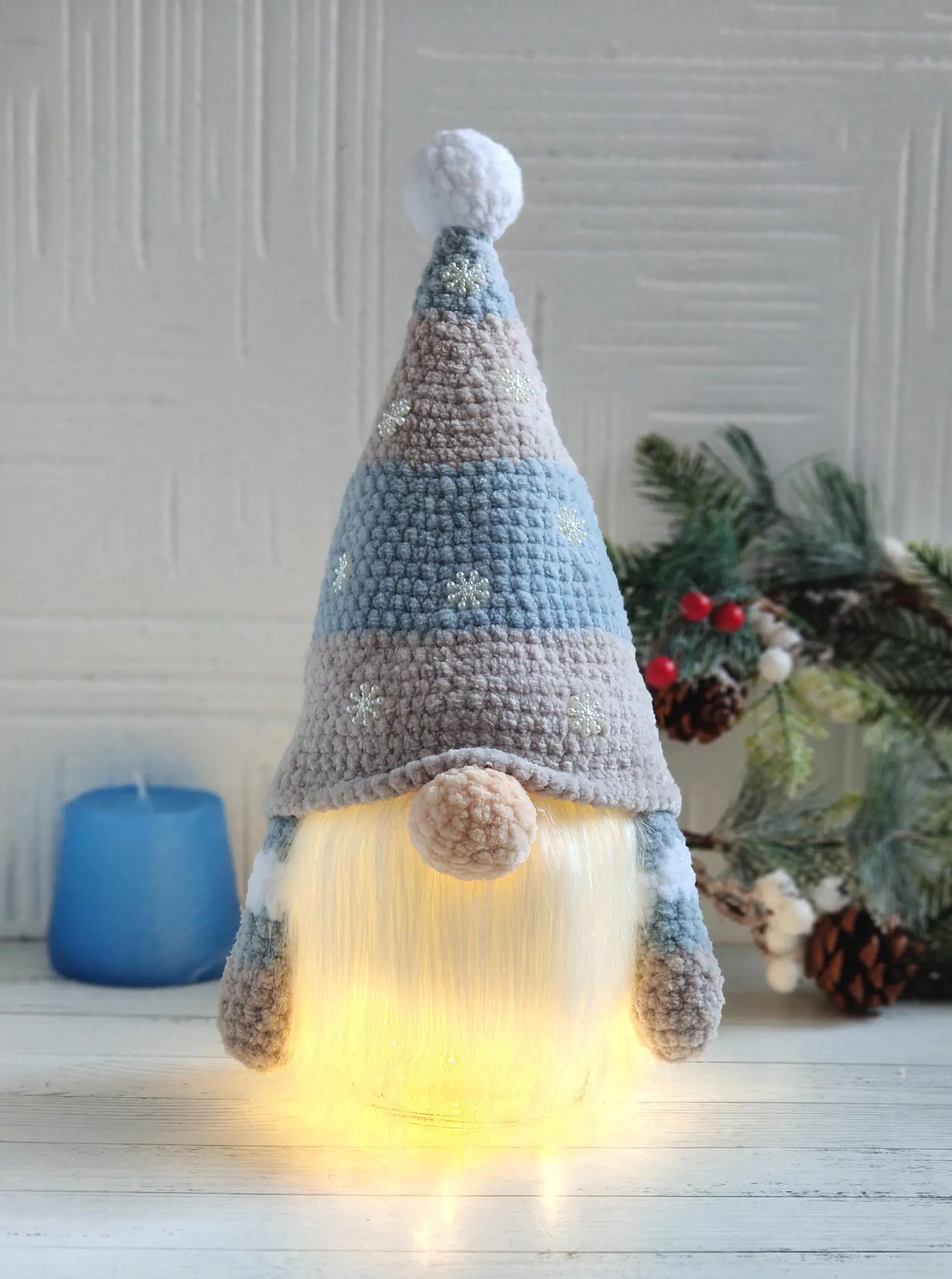 Gnome Night Light Crochet Pattern