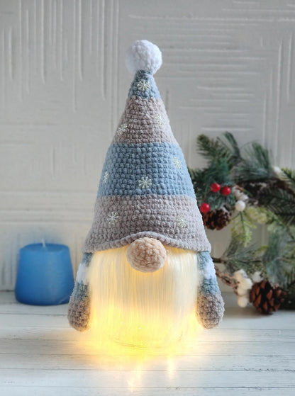 Gnome Night Light Crochet Pattern