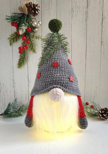 Gnome Night Light Crochet Pattern