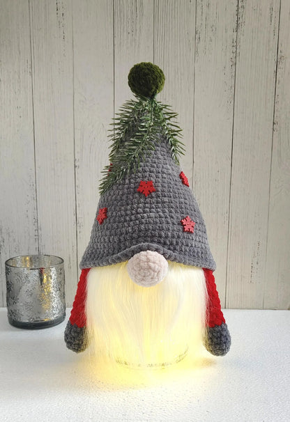 Gnome Night Light Crochet Pattern