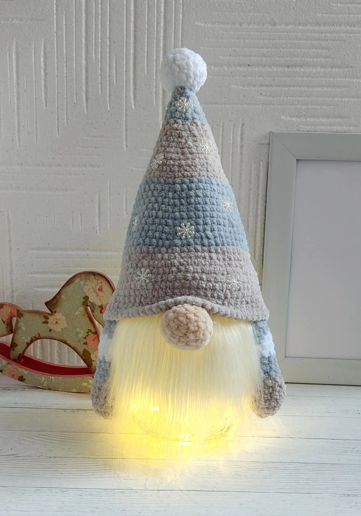 Gnome Night Light Crochet Pattern