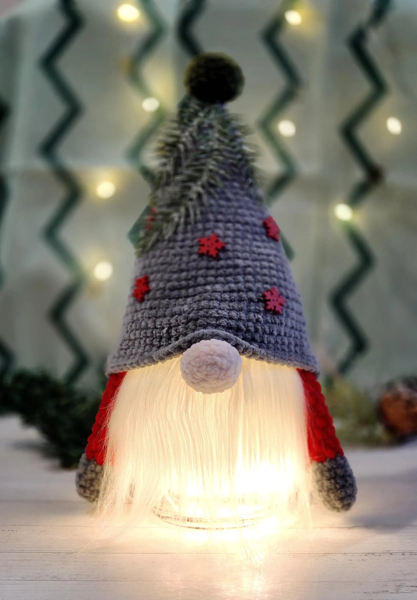 Gnome Night Light Crochet Pattern
