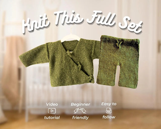 Heni Baby Knitwear Set Knitting Pattern