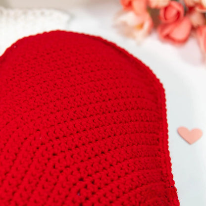 Heart Pillow Crochet Pattern