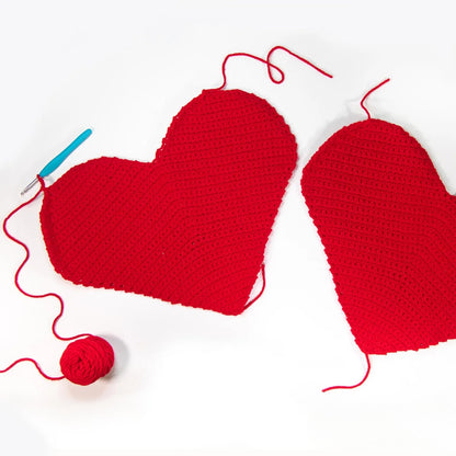 Heart Pillow Crochet Pattern