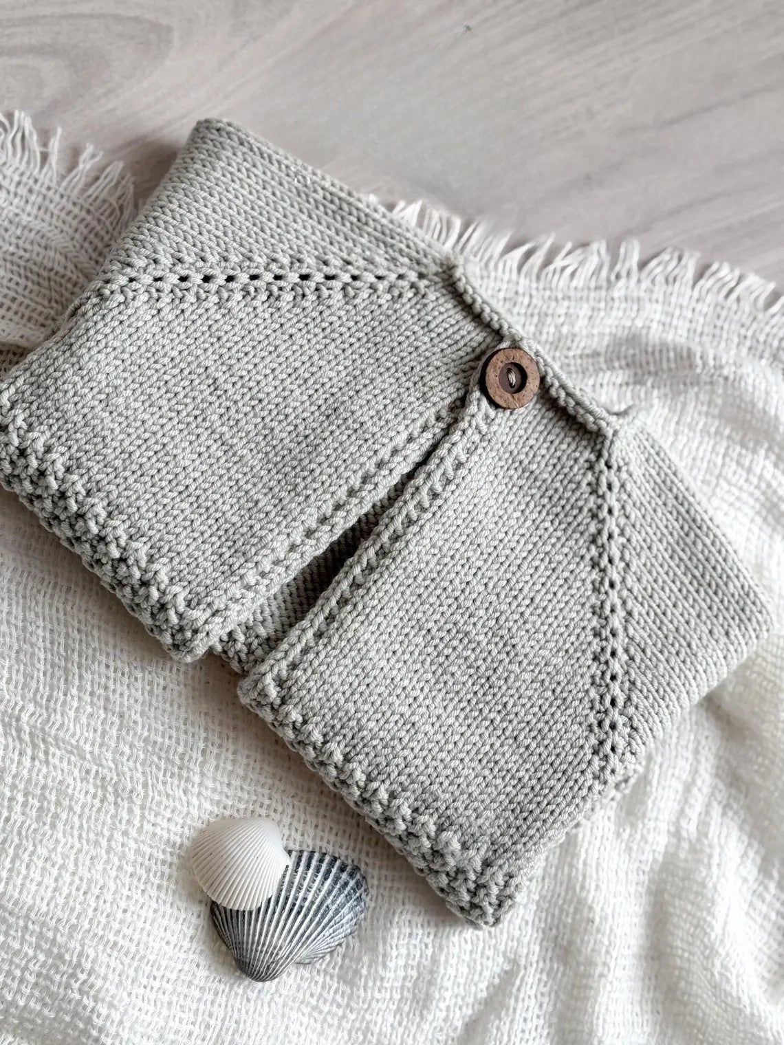 Hopscotch Top-Down Cardigan Knitting Pattern
