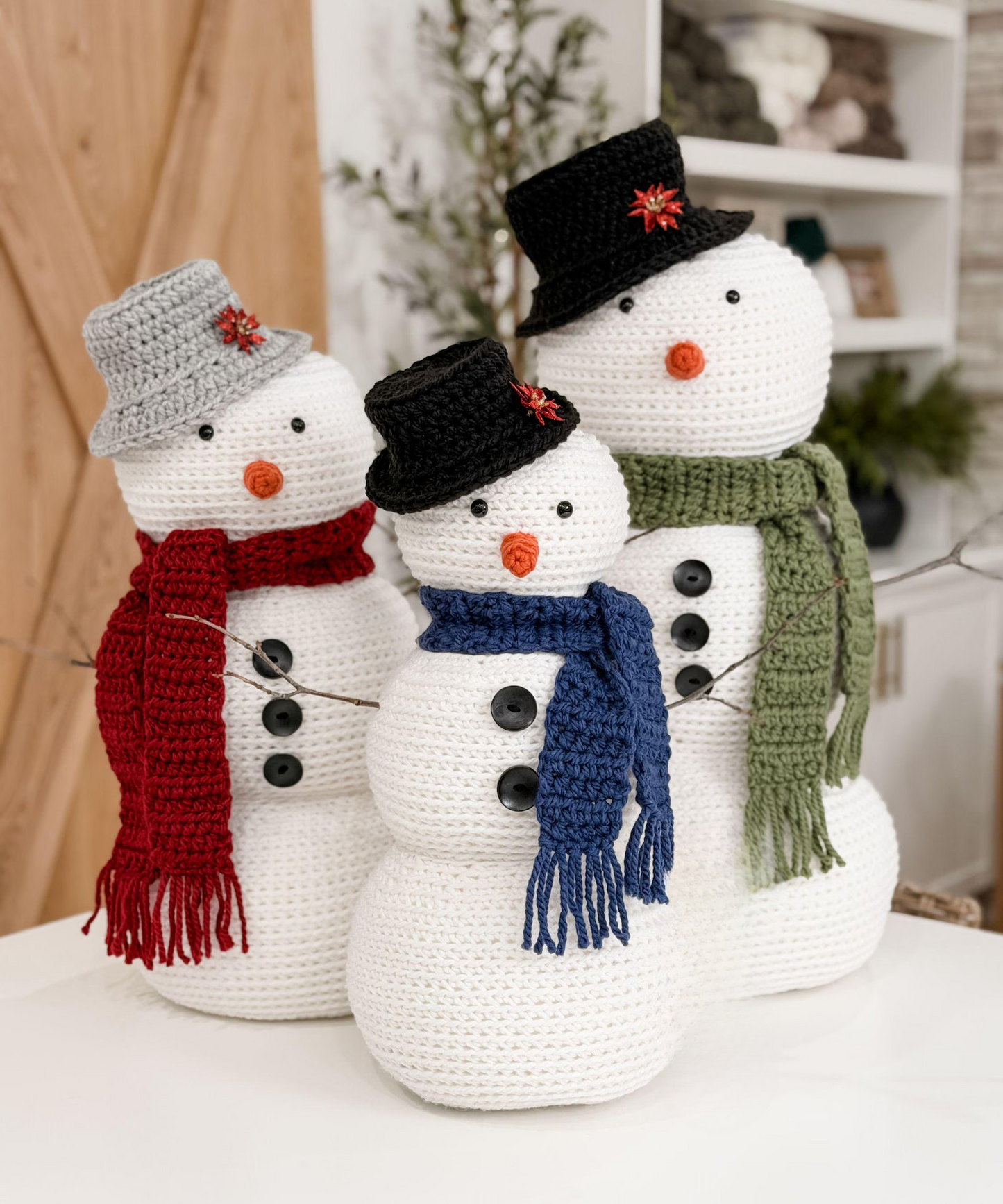 Jumbo Amigurumi Snowman Crochet Pattern
