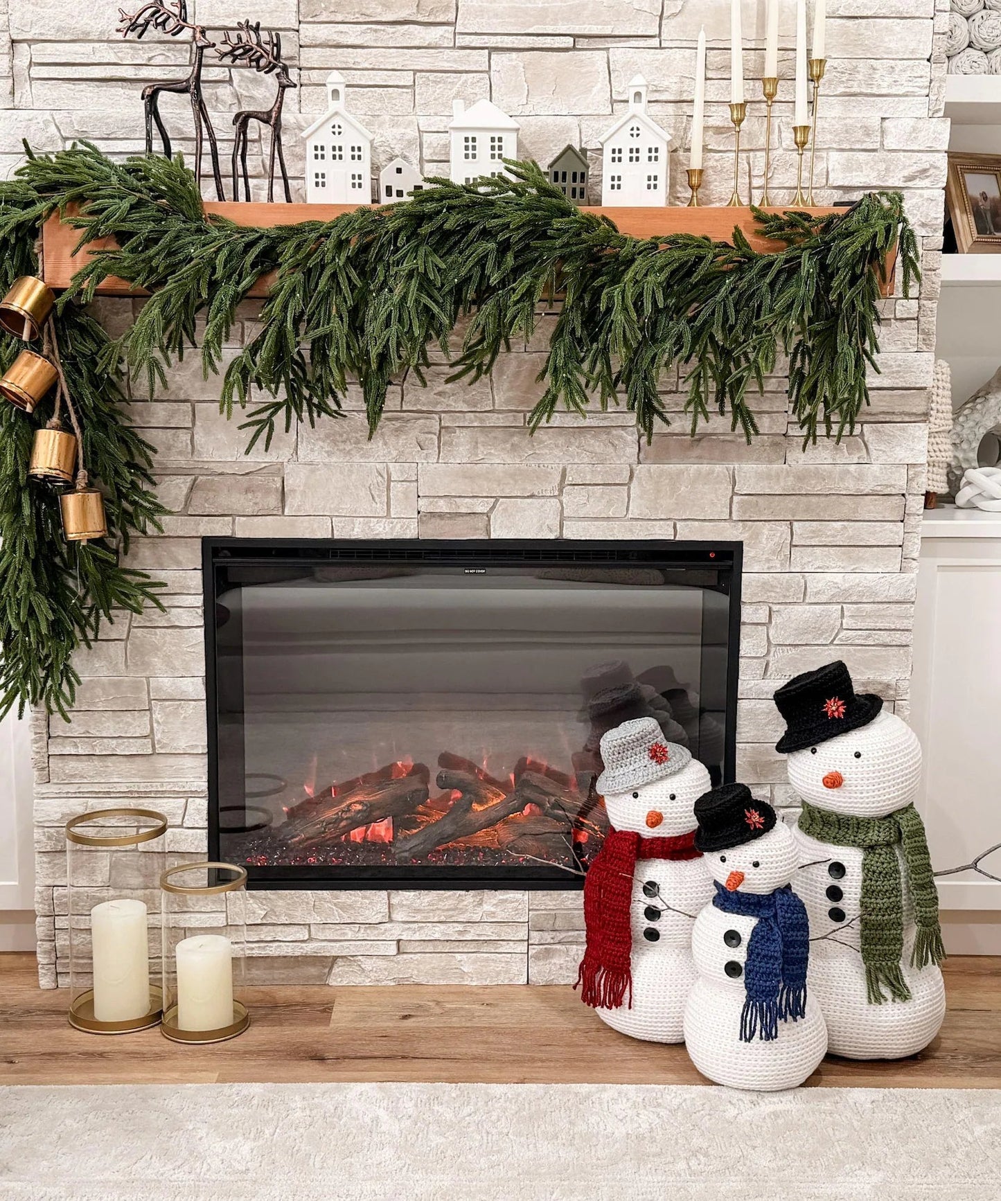 Jumbo Amigurumi Snowman Crochet Pattern