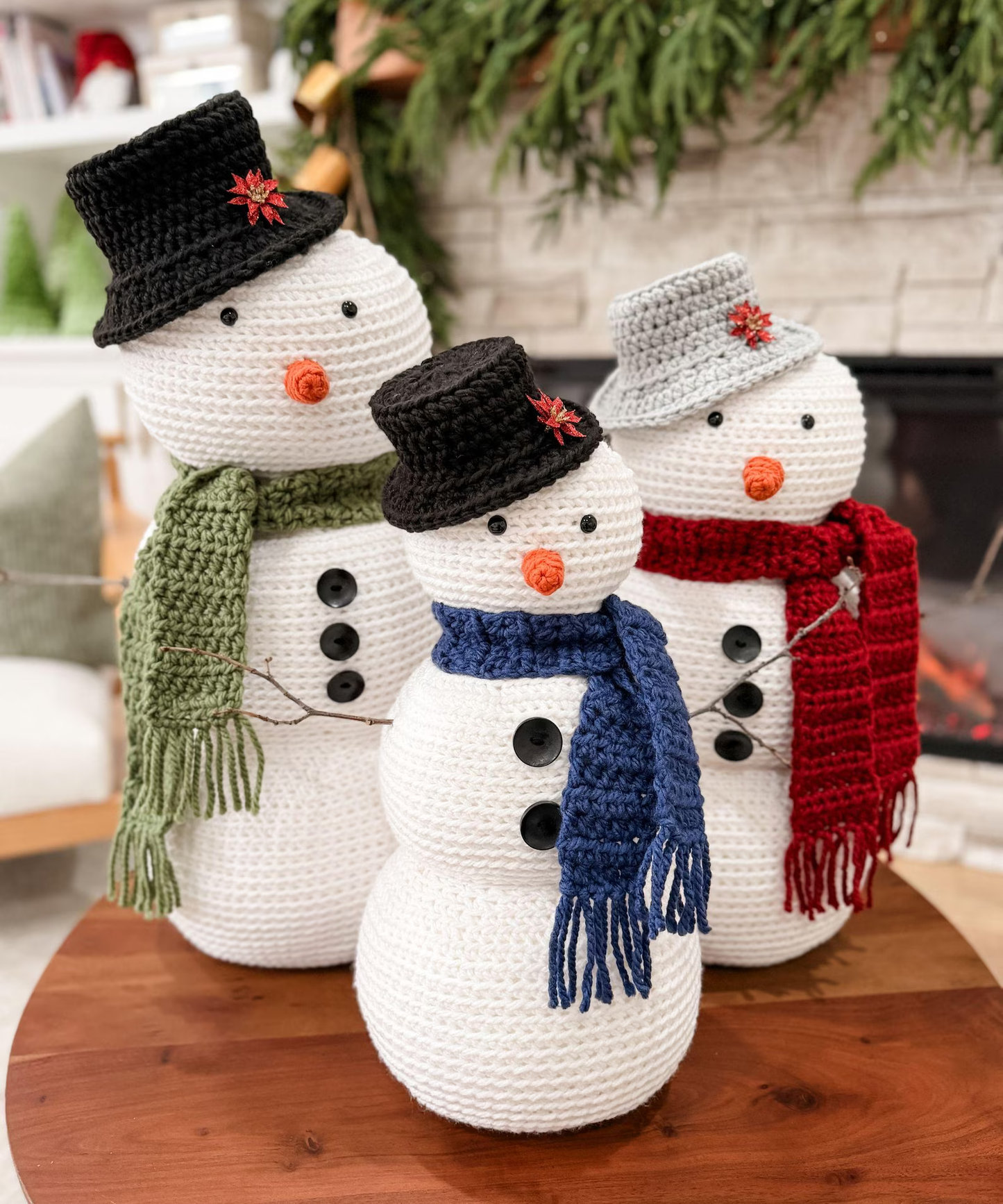 Jumbo Amigurumi Snowman Crochet Pattern