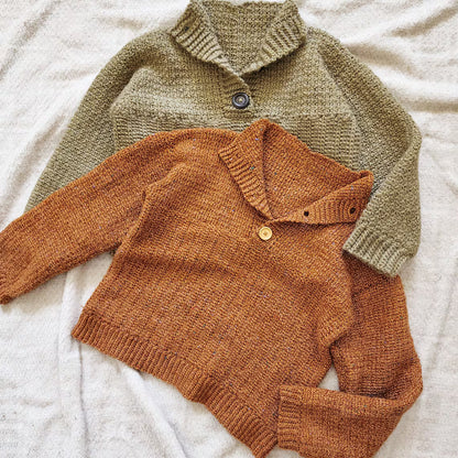 Jasper Button-Up Crochet Pullover Pattern