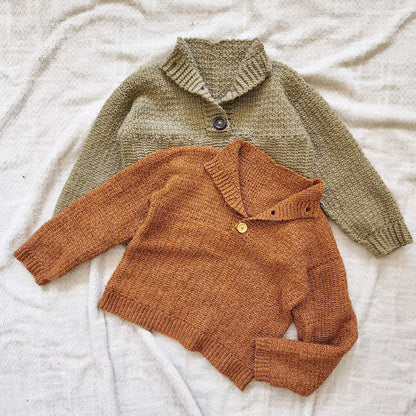 Jasper Button-Up Crochet Pullover Pattern