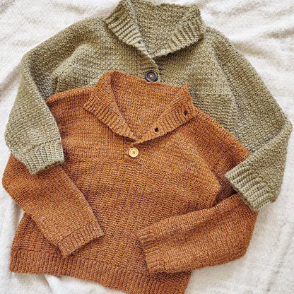 Jasper Button-Up Crochet Pullover Pattern