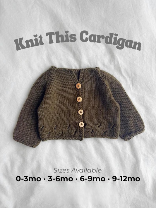 Filsa Baby Cardigan Knitting Pattern