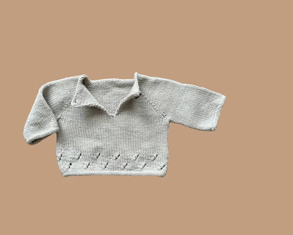 Filsa Baby Sweater Knitting Pattern