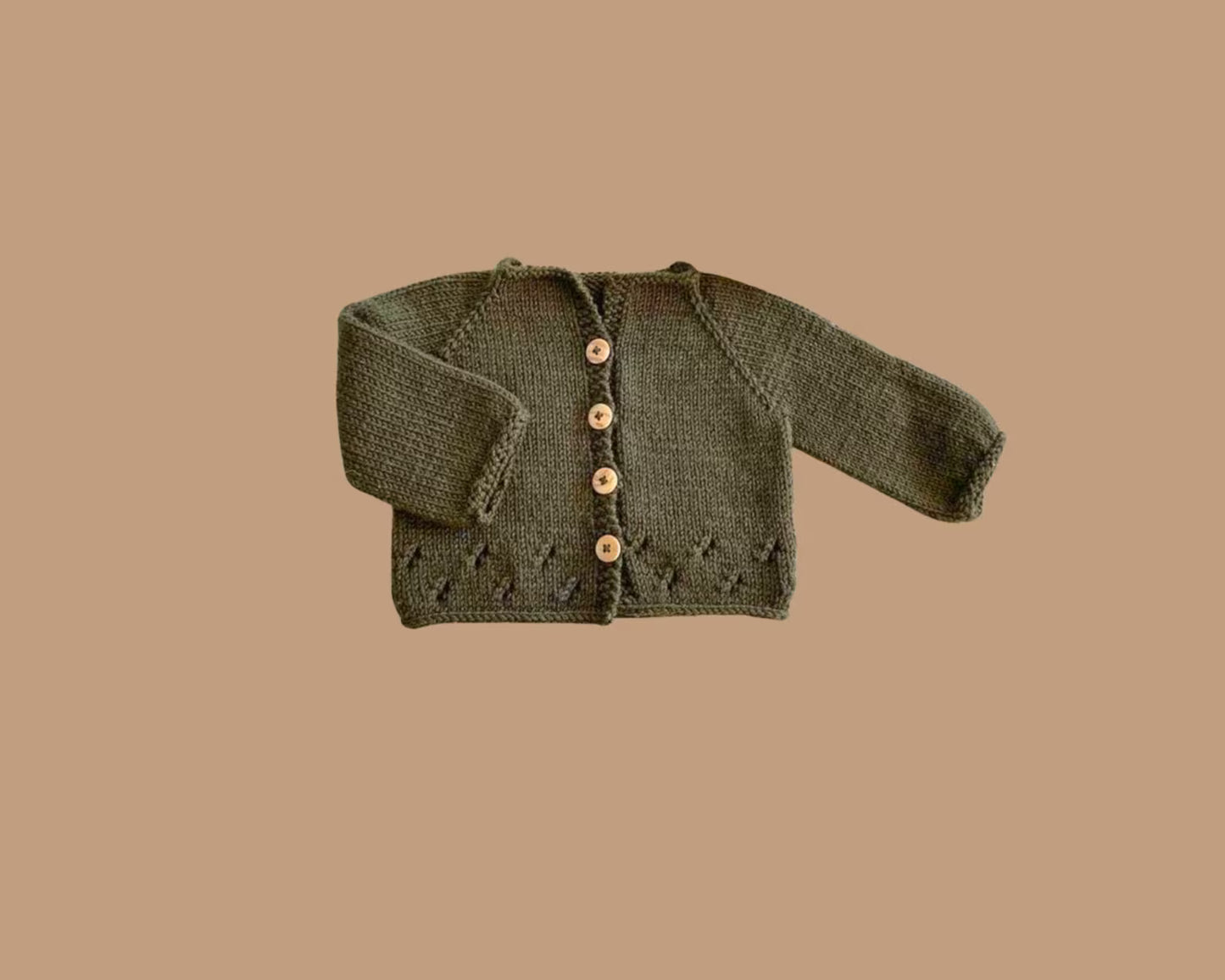 Filsa Baby Cardigan Knitting Pattern