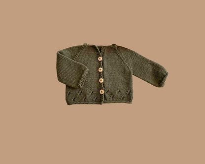 Filsa Baby Cardigan Knitting Pattern