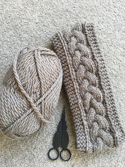 Knitted Cable Headband Pattern