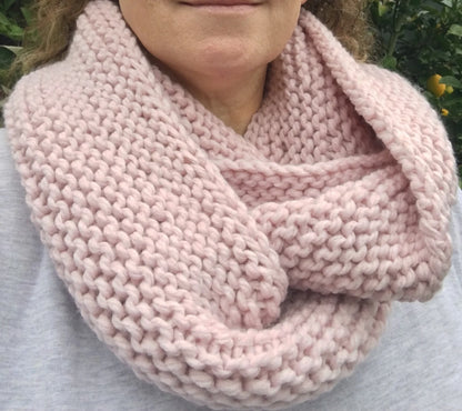 Knitted Infinity Scarf Pattern