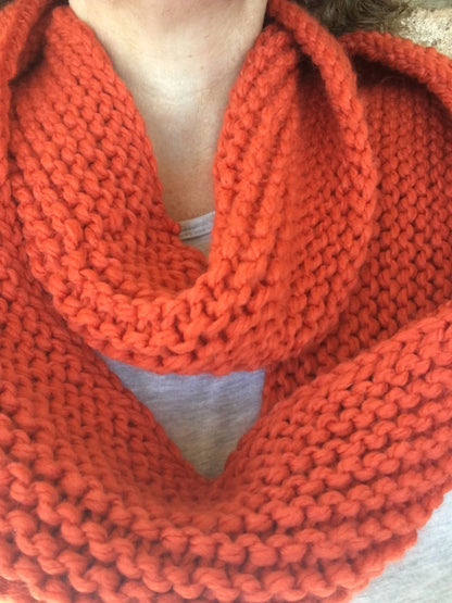 Knitted Infinity Scarf Pattern