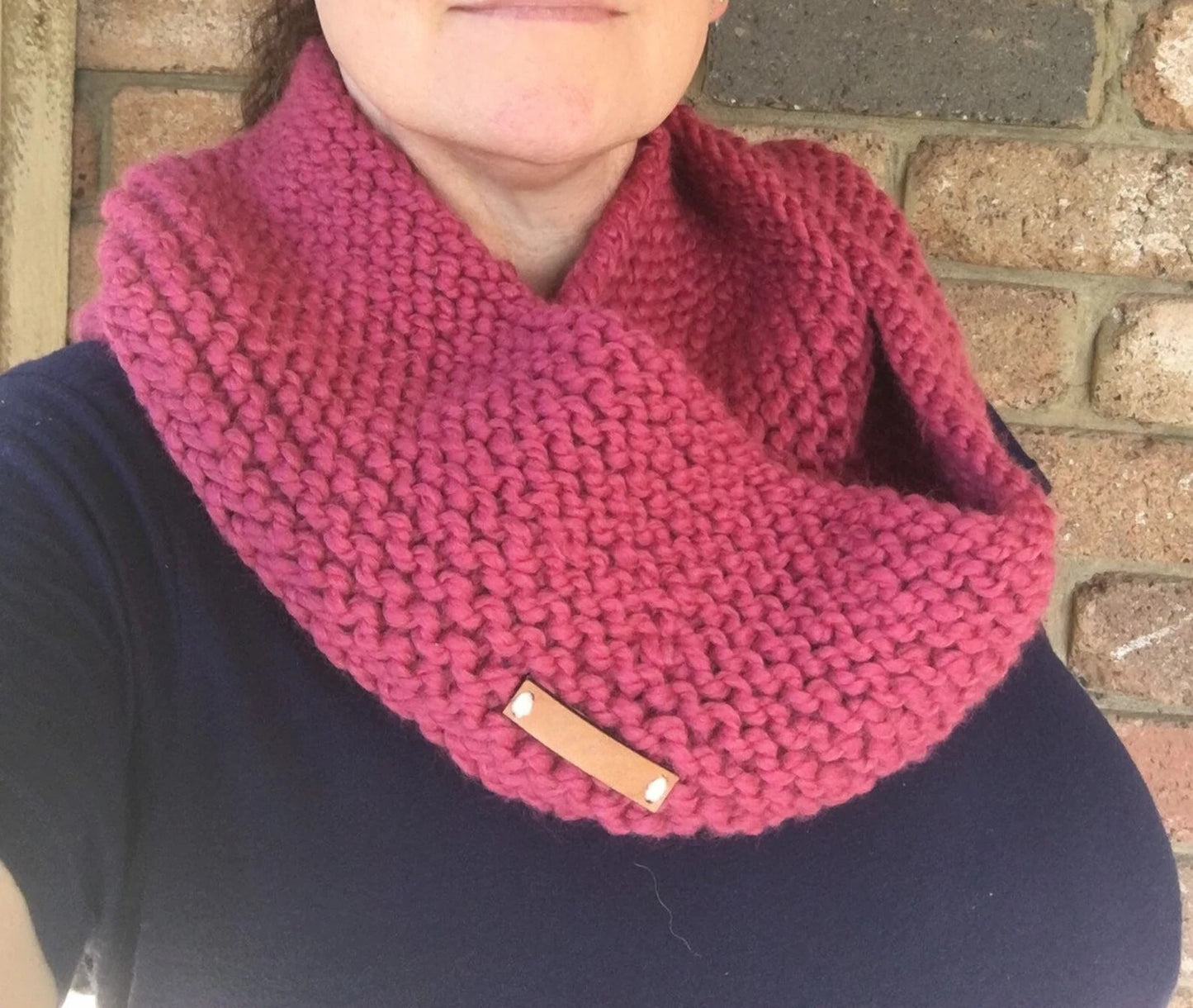 Knitted Infinity Scarf Pattern
