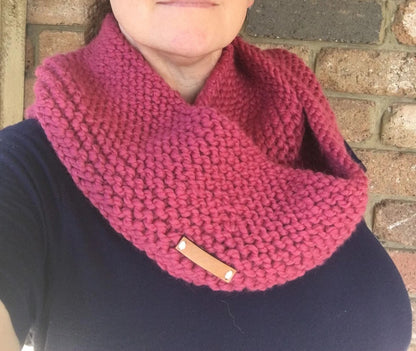 Knitted Infinity Scarf Pattern