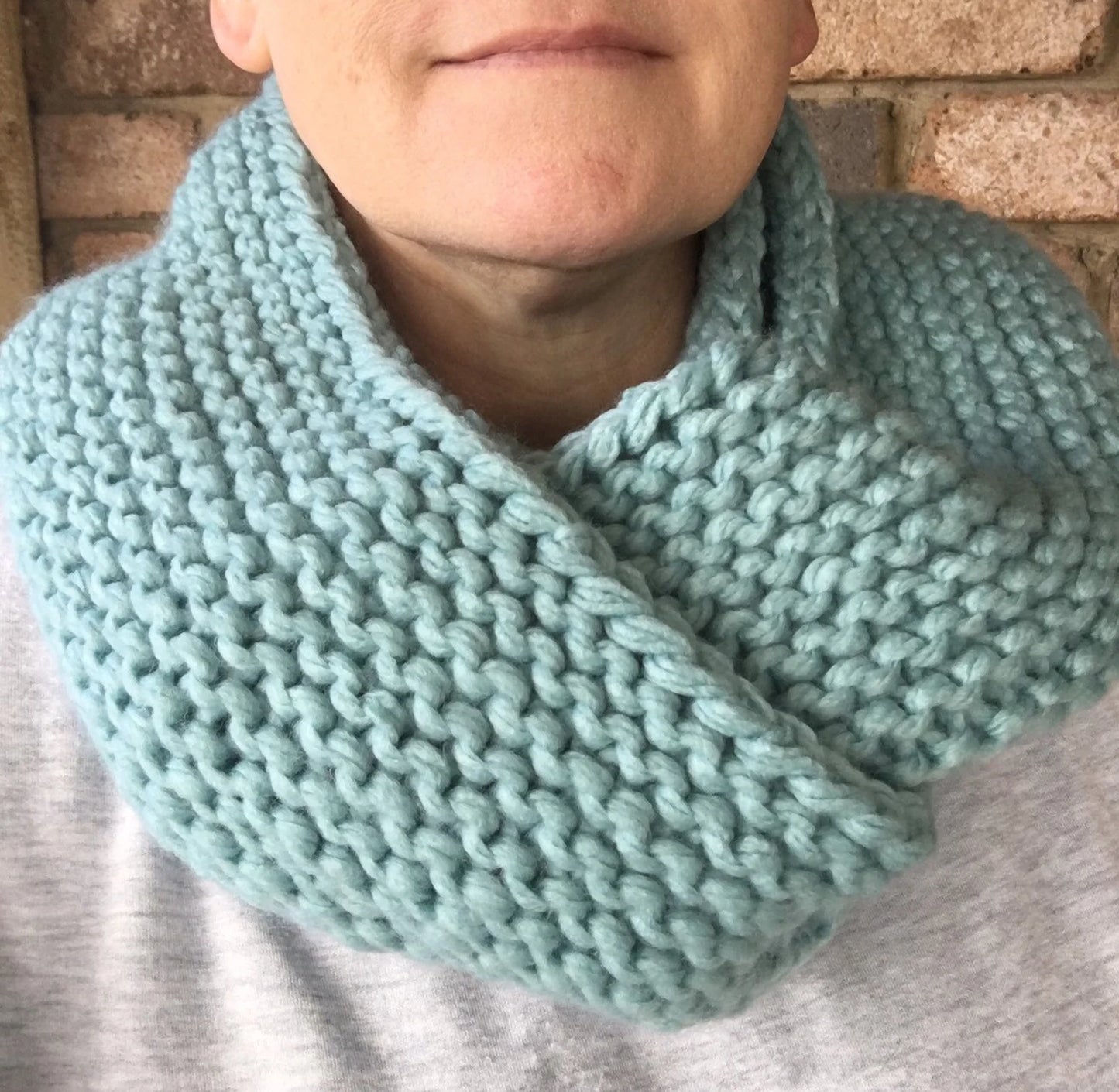 Knitted Infinity Scarf Pattern