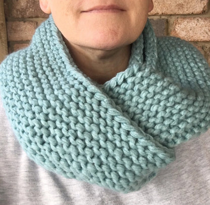 Knitted Infinity Scarf Pattern