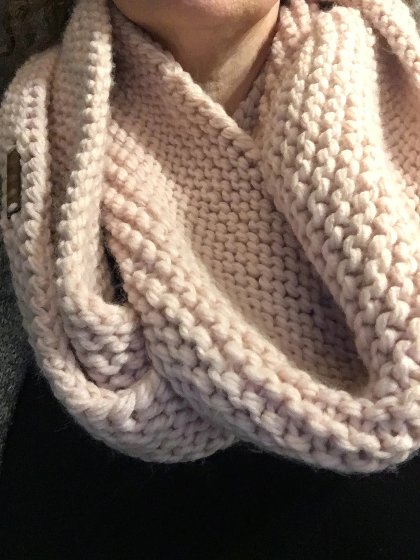 Knitted Infinity Scarf Pattern