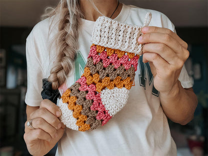Mini Boho Stocking Crochet Pattern