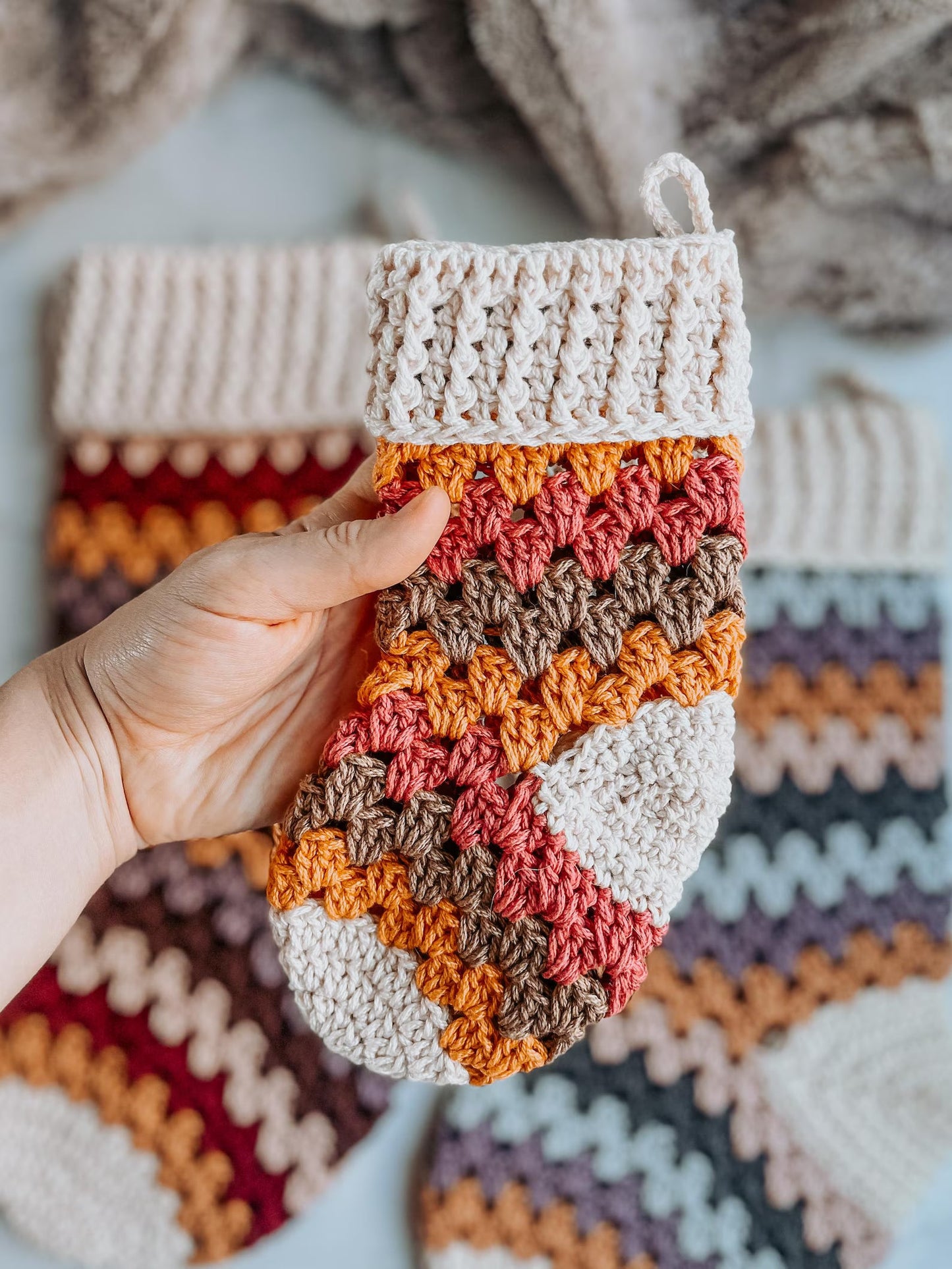 Mini Boho Stocking Crochet Pattern