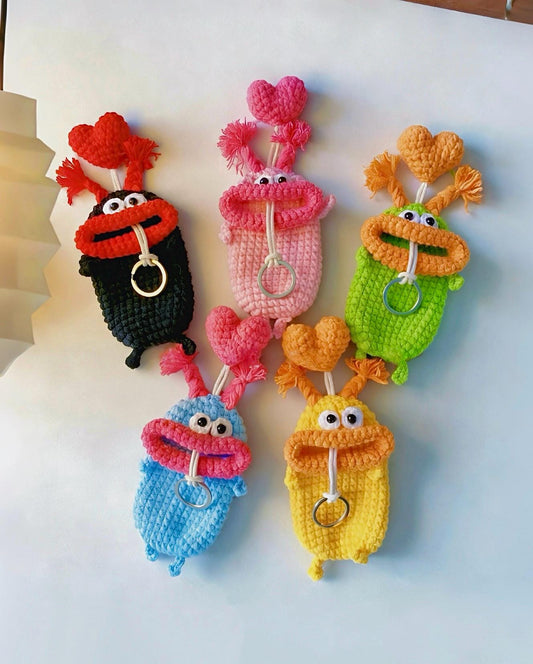 Monster Key Holder Crochet Pattern