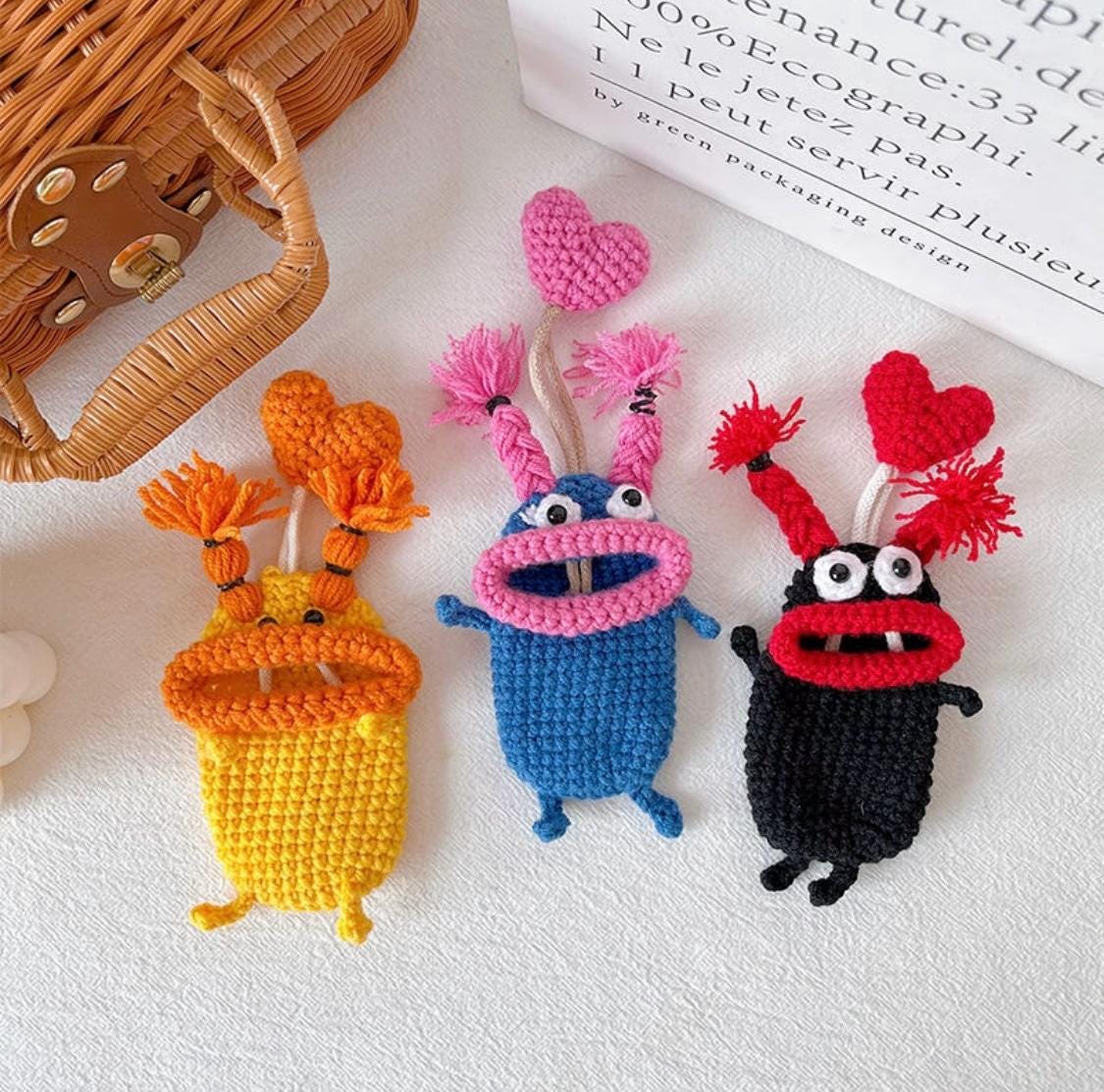 Monster Key Holder Crochet Pattern