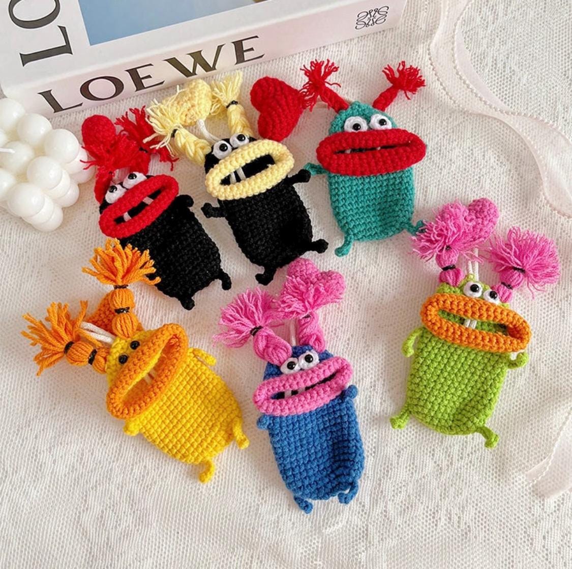 Monster Key Holder Crochet Pattern
