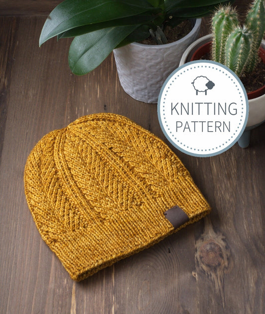 Mossy Lane Hat Knitting Pattern