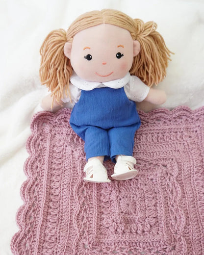Multiple Sizes Baby Throw Crochet Pattern