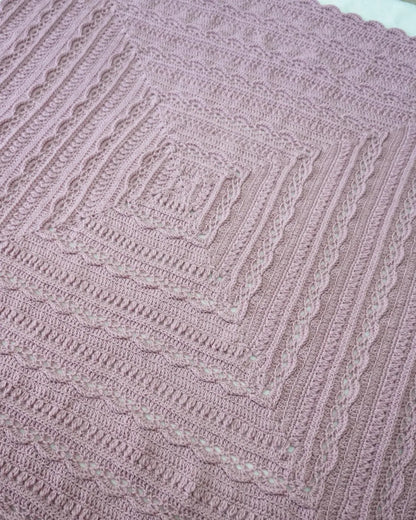 Multiple Sizes Baby Throw Crochet Pattern