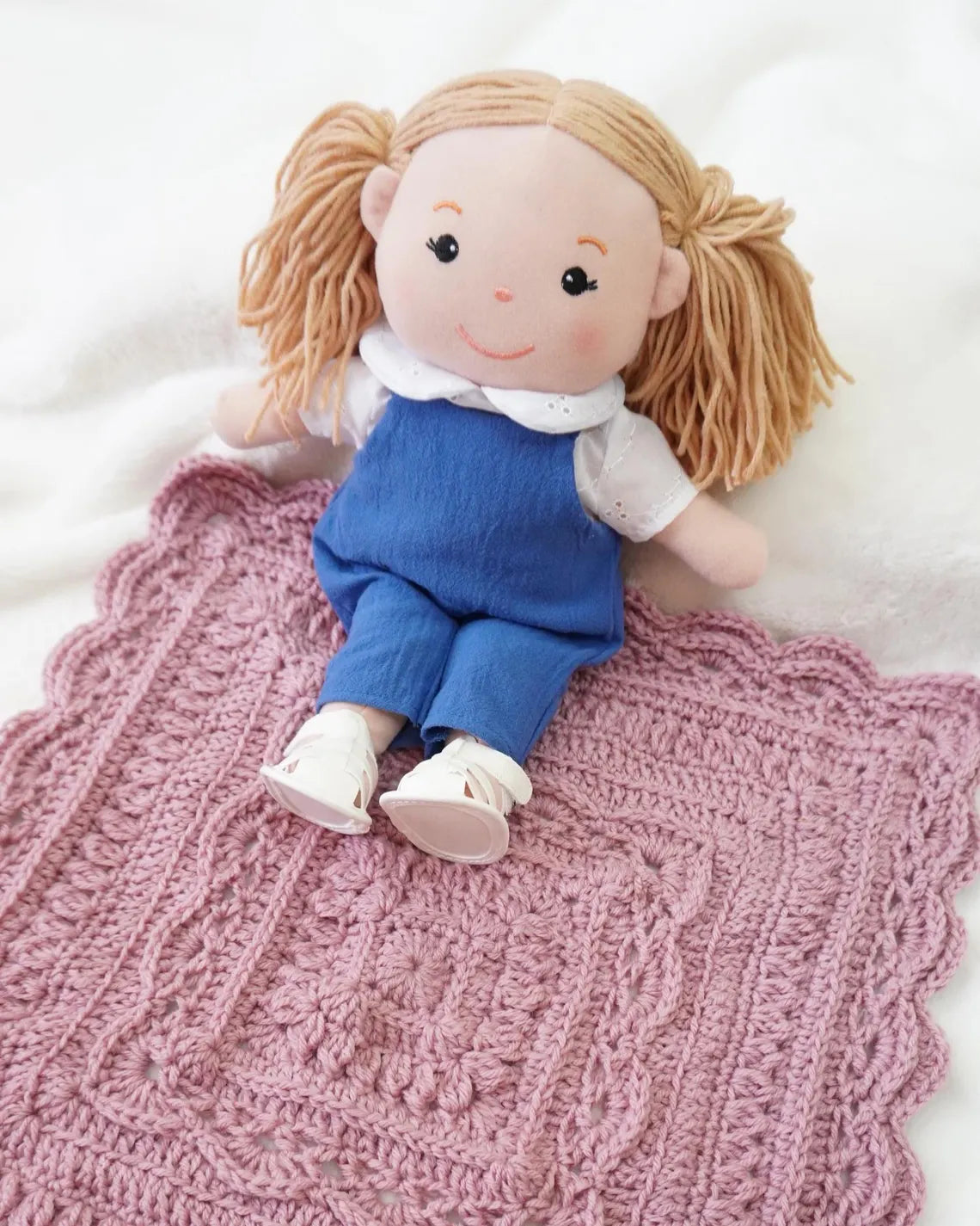 Multiple Sizes Baby Throw Crochet Pattern