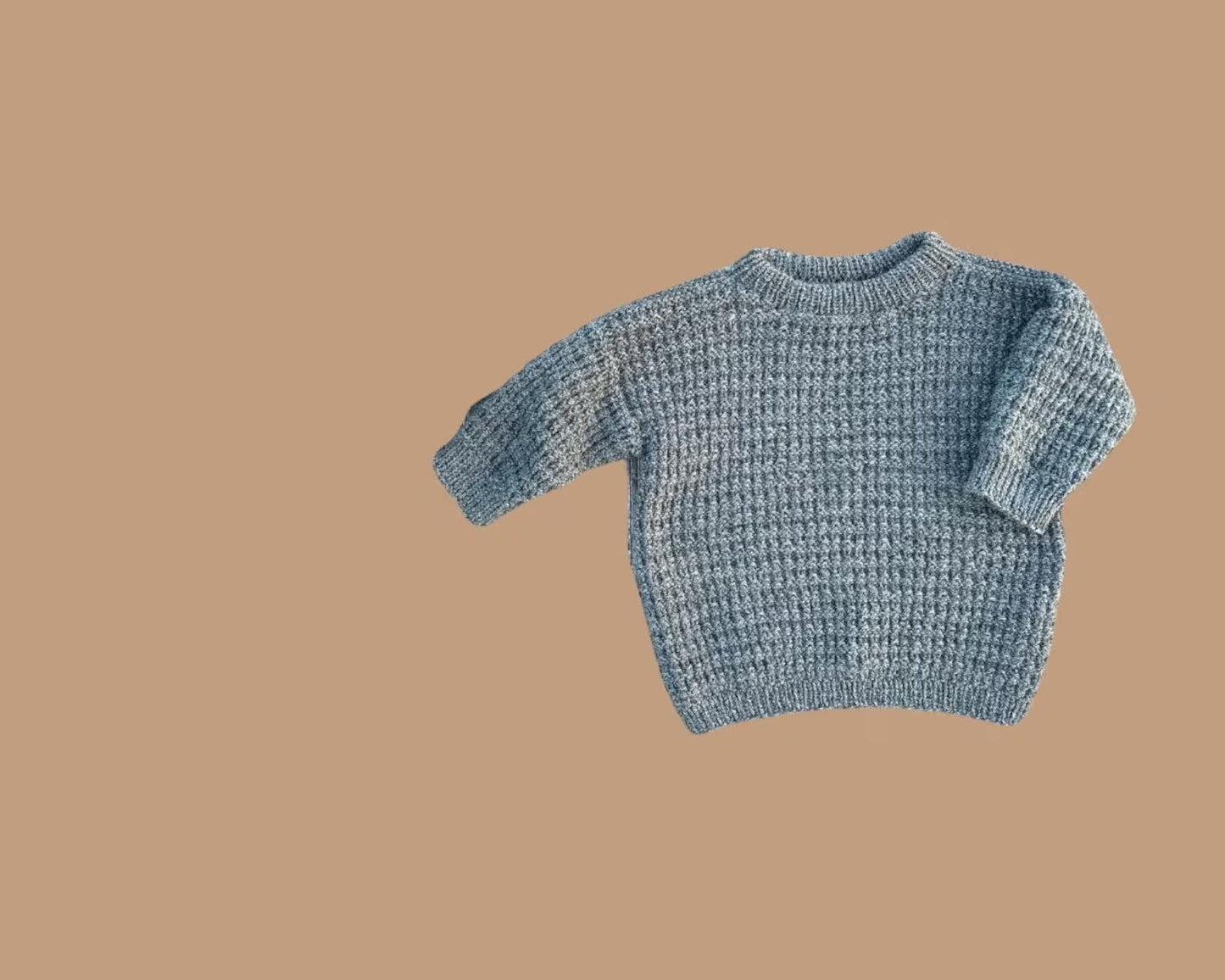 Oversized Baby Sweater Knitting Pattern