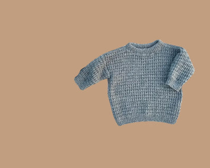 Oversized Baby Sweater Knitting Pattern