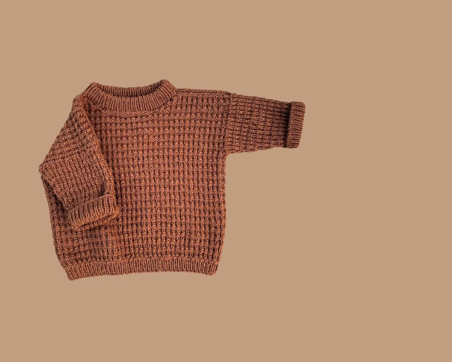 Oversized Baby Sweater Knitting Pattern