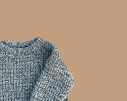Oversized Baby Sweater Knitting Pattern