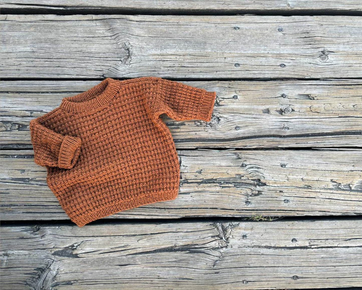 Oversized Baby Sweater Knitting Pattern
