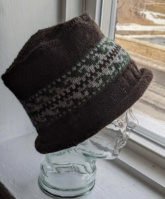 Brimmed Hat Knitting Pattern