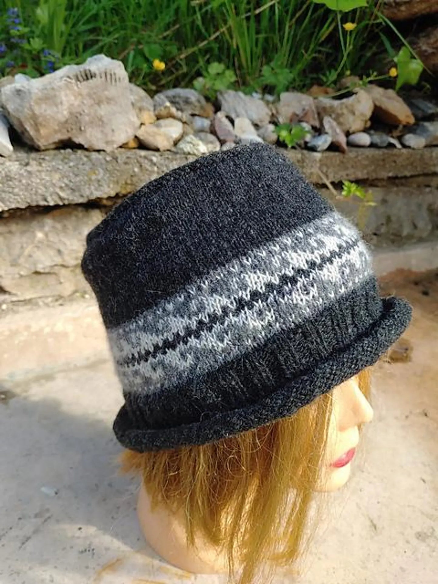 Brimmed Hat Knitting Pattern