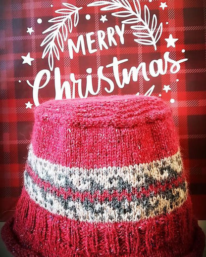 Brimmed Hat Knitting Pattern