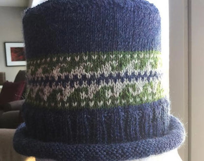 Brimmed Hat Knitting Pattern